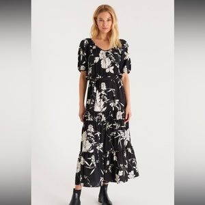 ZSupply “Leah” floral maxi dress, Large 🤍🖤